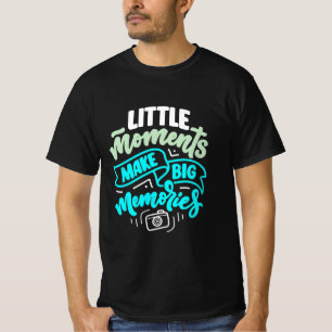 Camiseta Viagem Memórias Fotógrafo