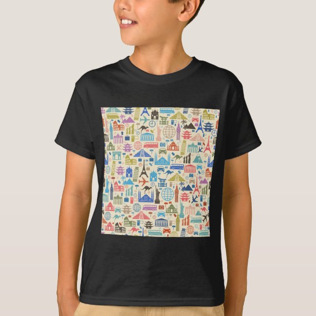 Camiseta viagem mundial (Frente)