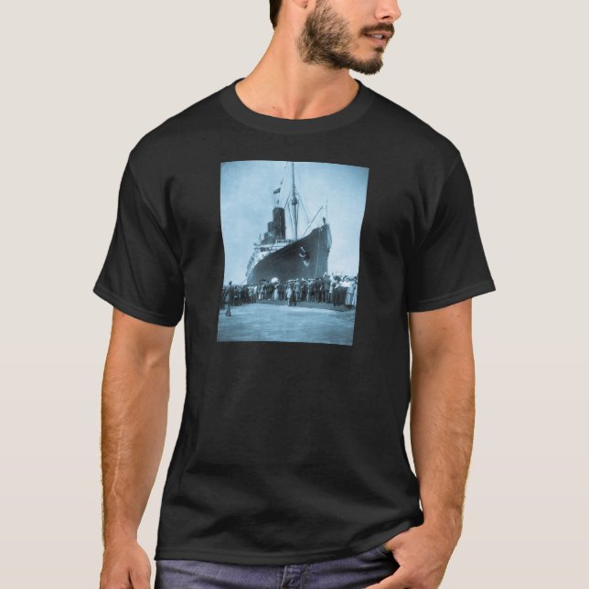 Camiseta Viagem nova do Lusitania do RMS, 13 Septemeber (Frente)