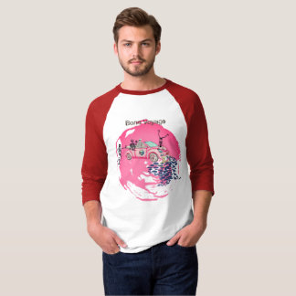Camiseta “Viagem Óssea” Viagem Esquelética de Carro
