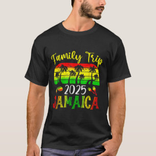 Camiseta Viagem para a família Jamaica 2025 Summer Vacation
