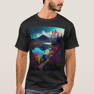Camiseta Viagem para acampamento de férias ao ar livre