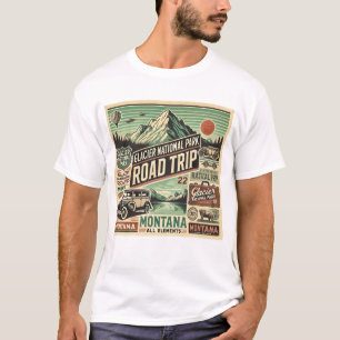 Camiseta Viagem pela Estrada Panorâmica do Parque Nacional 
