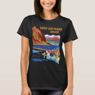 Camiseta Viagem pela Montanha do Passo de São Gotardo