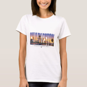 Camiseta Viagem pela Rua Histórica de Charleston Carolina d