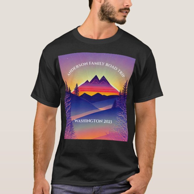 Camiseta Viagem PERSONALIZADA até a Montanha (Frente)