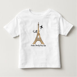 Camiseta Viagem Personalizada Chic a Paris Torre Eiffel