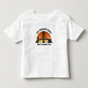 Camiseta Viagem Personalizada da Ponte Sunset de São Franci