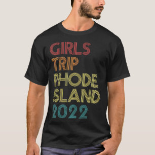 Camiseta Viagem Raparigas 2022 Férias Rhode Island Correspo