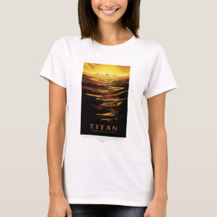 Camiseta Viagem Sci-Fi Ad, Lua Titã