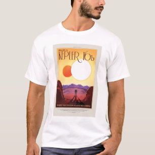 Camiseta Viagem Sci-Fi Ad, Planet Kepler-16b