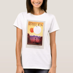 Camiseta Viagem Sci-Fi Ad, Planet Kepler-16b