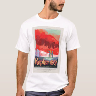 Camiseta Viagem Sci-Fi Ad, Planet Kepler-186f