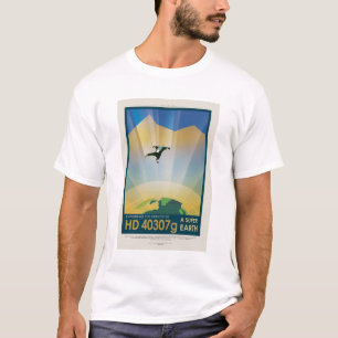 Camiseta Viagem Sci-Fi Ad, Planeta HD 40307g