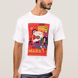 Camiseta Viagem Sci-Fi Ad, Planeta Marte