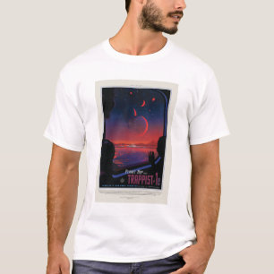 Camiseta Viagem Sci-Fi Ad, Trapista Planeta-1e