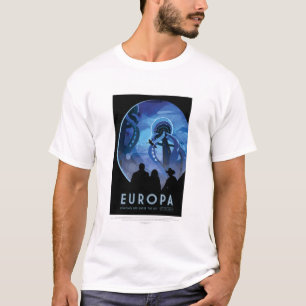 Camiseta Viagem Sci-Fi, Lua Europa