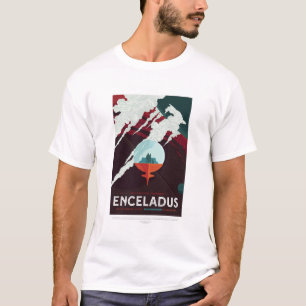 Camiseta Viagem Sci-Fi, Moon Enceladus