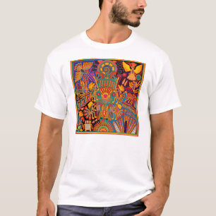 Camiseta Viagem tribal maia mexicano de Boho da arte de