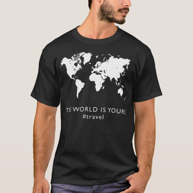 Camiseta Viagem #viagem viagem viajando (Frente)