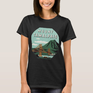 Camiseta Viagem Vintage, Montanha Tamalpais ou Monte Tam
