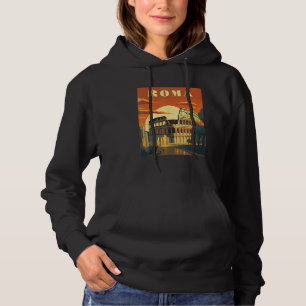 Camiseta Viagem Vintage Roma e Clássico Coliseu