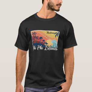 Camiseta Viagem Vintage Tailândia Ásia Tailandesa Phi Phi