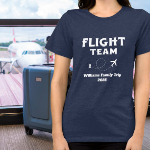 Camiseta Viagem Voo Equipe Família Férias Despedida de Solt