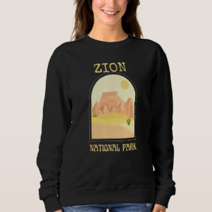 Camiseta Viagem Zion National Park Hikes Retro Mountain Uta
