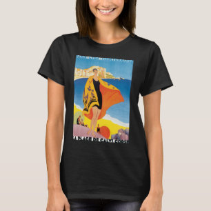 Camiseta Viagens Antigas, Férias na Praia em Calvi, Córsega