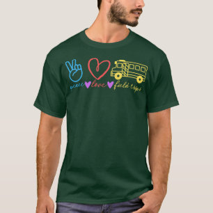 Camiseta viagens de campo de amor pela paz