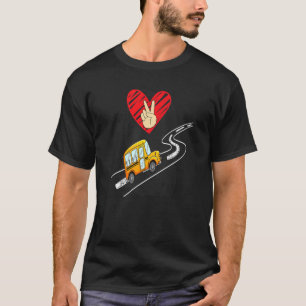 Camiseta Viagens de Campo de Ônibus Escolar Viagens de Camp