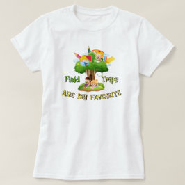 Camiseta Viagens de campo são as minhas favoritas