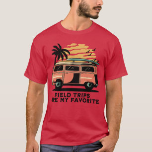 Camiseta Viagens de campo são as minhas Viagens de campo fa