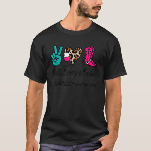 Camiseta Viagens de Meninas Boots Booze & Besties Nashville