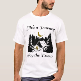 Camiseta Viagens de Uma Viagem Aproveitando o Detour - C