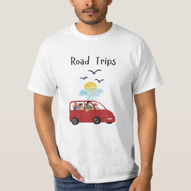 Camiseta Viagens rodoviárias (Frente)