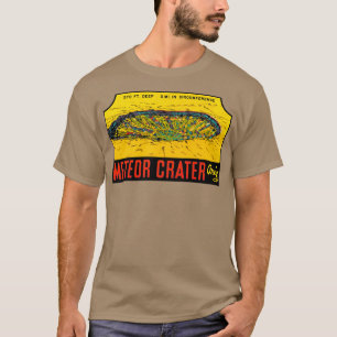 Camiseta Viagens vintage de Arizona da Cratera Meteor