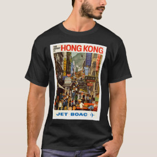 Camiseta Viagens vintage de Hong Kong