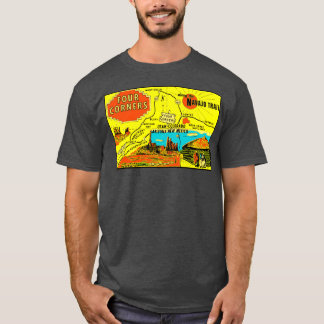 Camiseta Viagens vintage de Monumento de Quatro Cantos