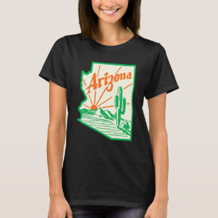 Camiseta Viagens vintage do Cactus arizona