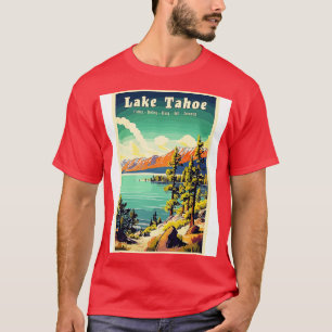 Camiseta Viagens vintage do Parque Nacional do Lago Tahoe