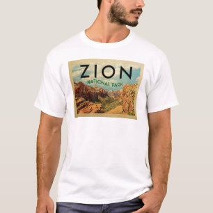 Camiseta Viagens vintage do Parque Nacional Zion