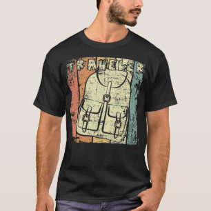 Camiseta Viagens vintage do viajante retro diferente 