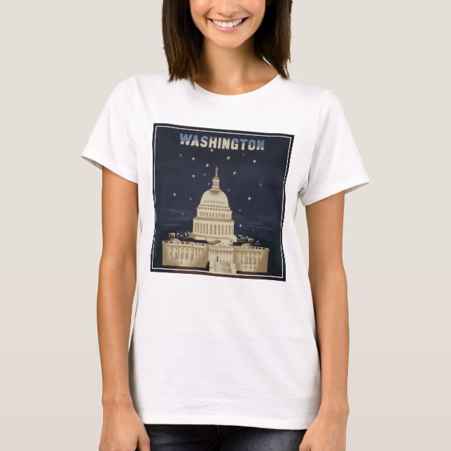 Camiseta Viagens vintage Para American Airlines (Frente)