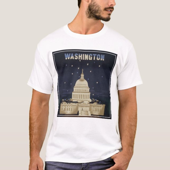 Camiseta Viagens vintage Para American Airlines (Frente)