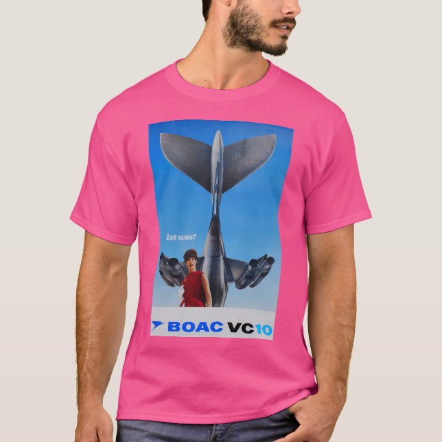 Camiseta Viagens vintage Vc 10 (Frente)