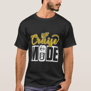 Camiseta Viajando Em Modo De Cruzeiro De Navio De Cruzeiro