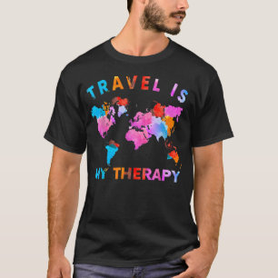 Camiseta Viajante acampando Trip World Statement Viagem é m