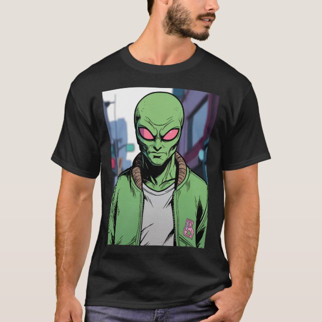 Camiseta Viajante de Espaço (Frente)